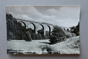 Ansichtskarte AK Luftkurort Beerfelden Hetzbach 1960er Jahre Himbächel Viadukt Zug Architektur Ortsansicht Hessen